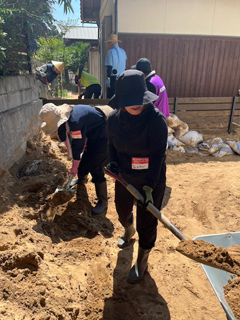 福津市の災害ボランティア|福岡黒田ライオンズクラブ